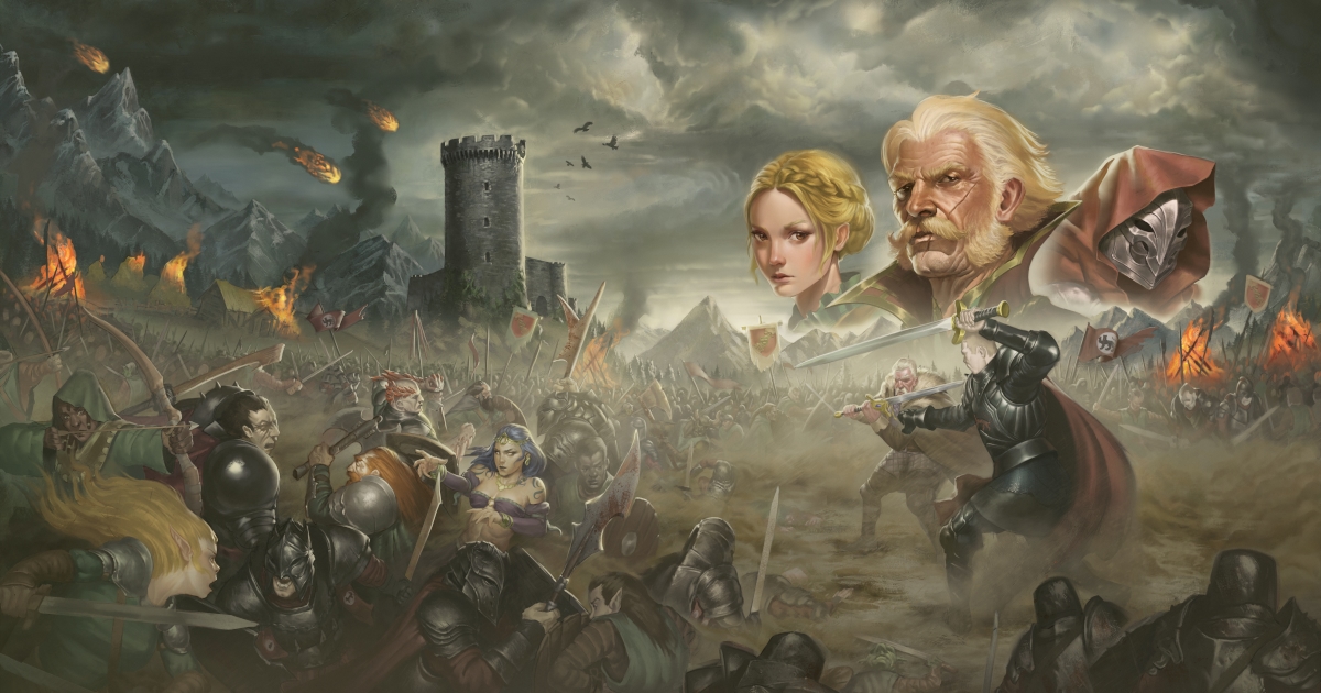 Banner da mesa de RPG: Guerra Artoniana