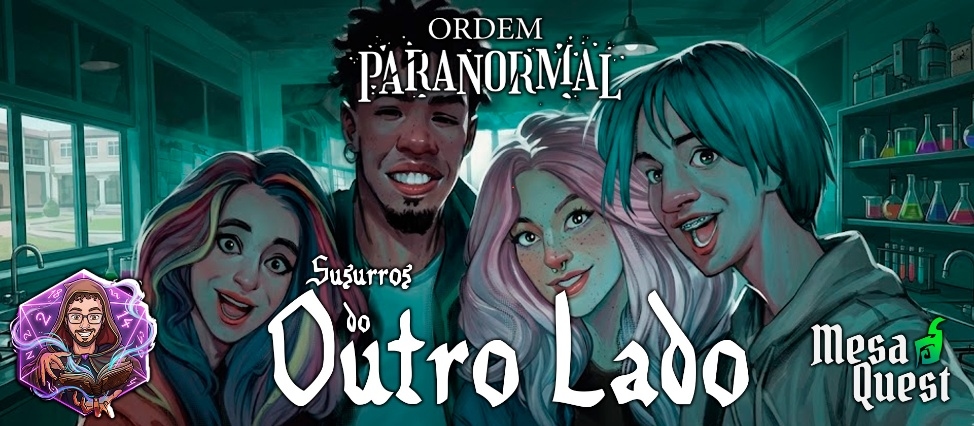 Banner da mesa de RPG: Susurros do Outro Lado - Começa dia 11 de abril