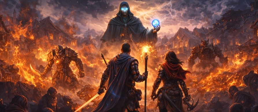 Banner da mesa de RPG: A Guerra do Doutor - 13/04