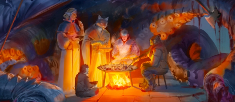 Banner da mesa de RPG: Festim das Feras - One Shot