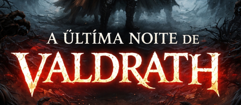 Banner da mesa de RPG: A Última Noite de Valdrath