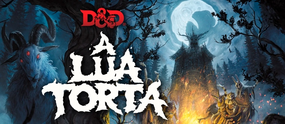 Banner da mesa de RPG: A Lua Torta | The Crooked Moon