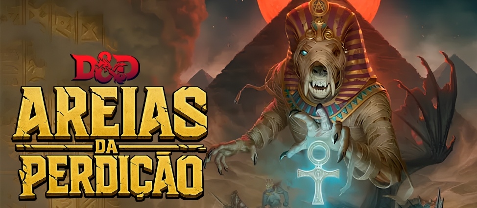 Banner da mesa de RPG: Areias da Perdição | Sands of Doom