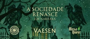 Banner da mesa de RPG: VAESEN — A Sociedade Renasce