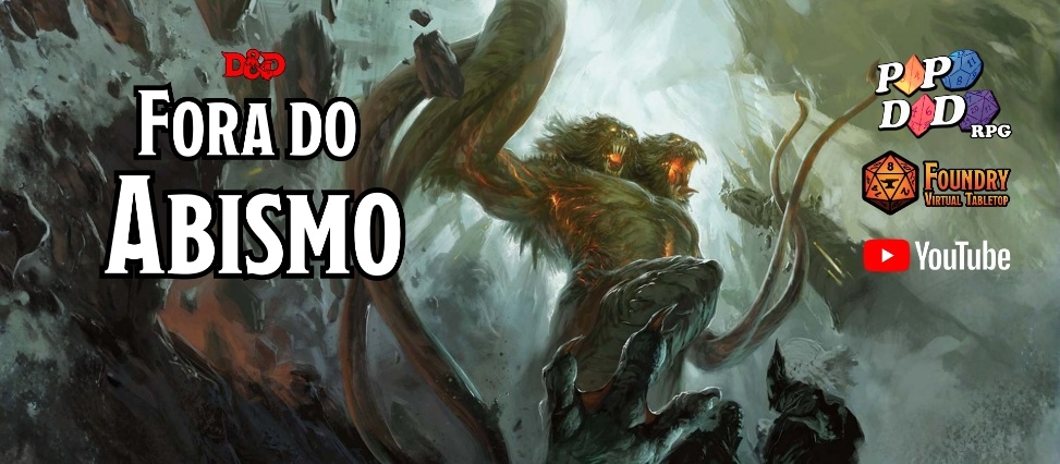 Banner da mesa de RPG: Fora do Abismo